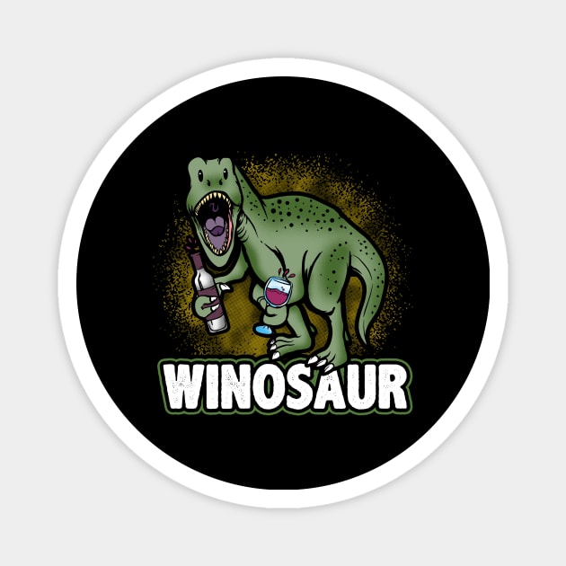Winosaur Magnet by captainmood